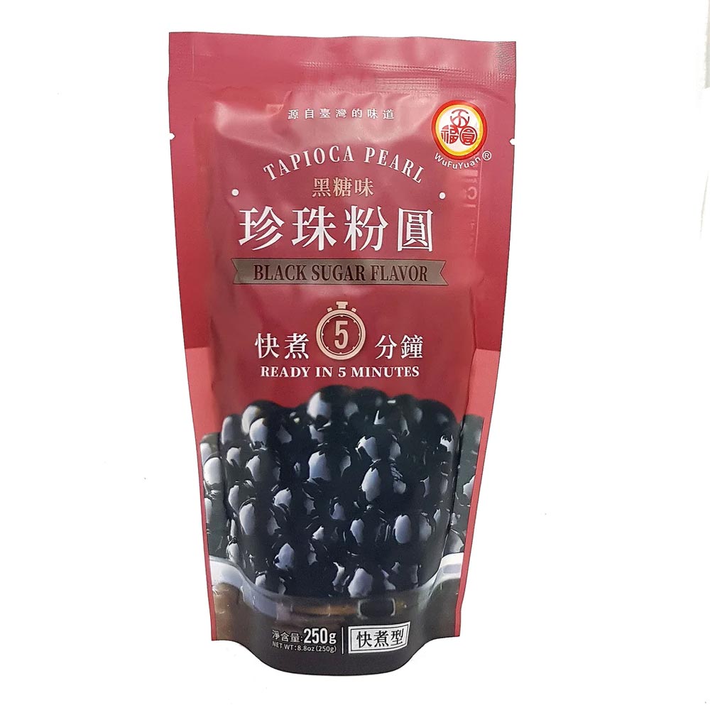 WUFUYUAN TAPIOCA PEARL BLACK SUGAR FLAVOR WUFUYUAN TAPIOCA PEARL BLACK SUGAR FLAVOR