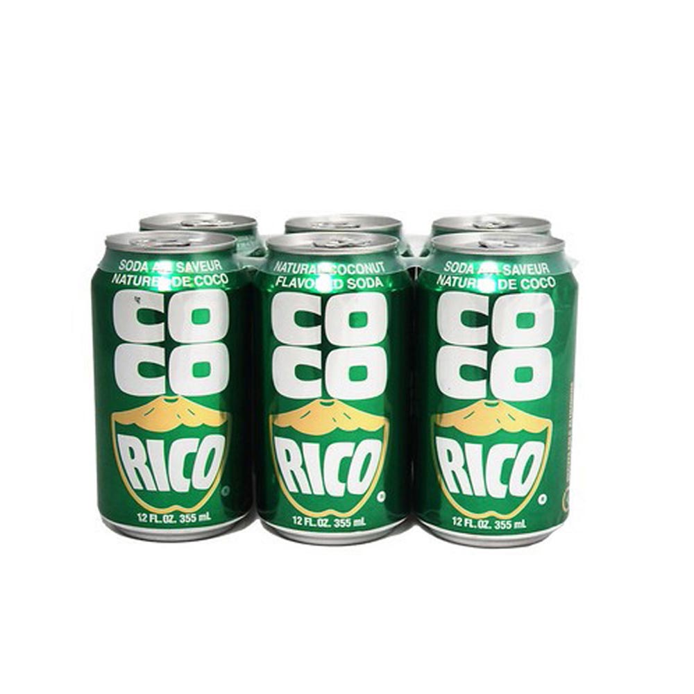 Coco Rico Coconut Soda 12 FL OZ 6PK Coco Rico Coconut Soda 12 FL OZ 6PK
