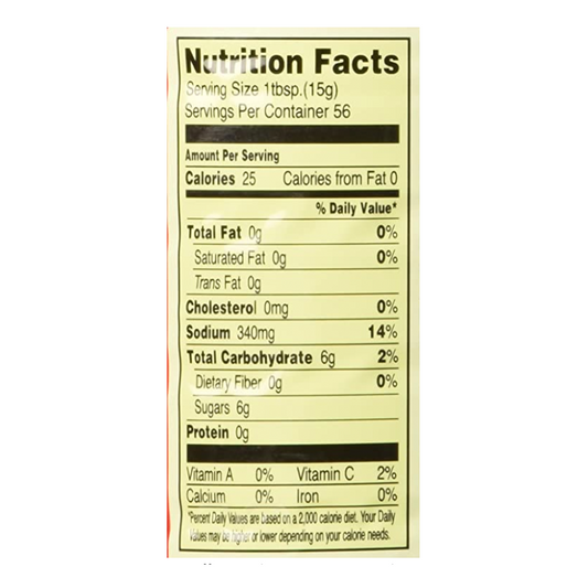 Korean BBQ Original Sauce Bulgogi Marinade nutrition