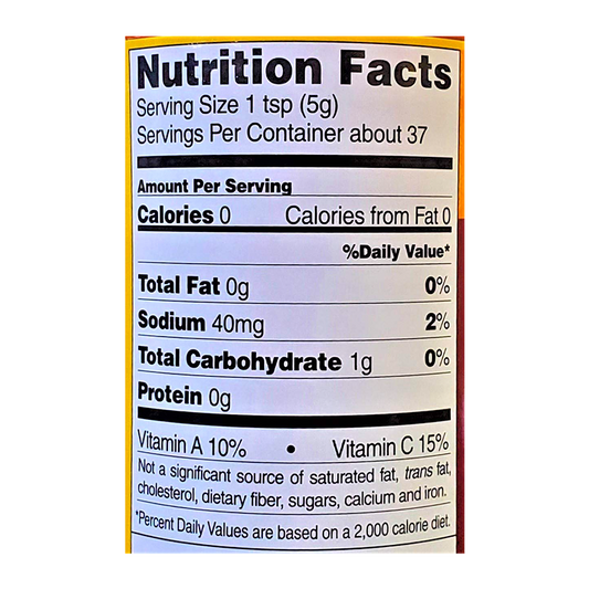 dynasty thai chili garlic sauce nutrition