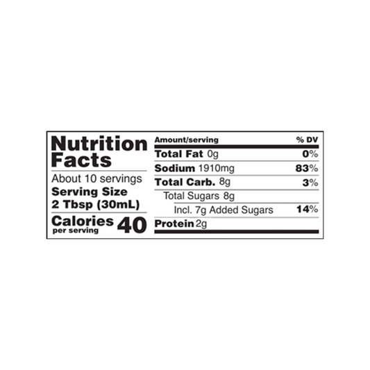 kikkoman Memmi Noodle Soup Base nutrition