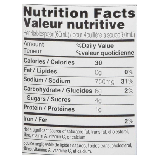 kikkoman soba tsuyu nutrition