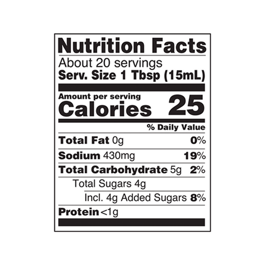 kikkoman Sukiyaki Sauce nutrition