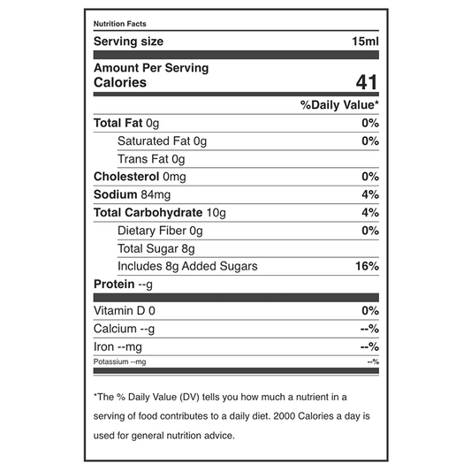 Mirin Sweet Cooking Rice Wine nutrition