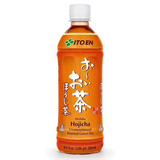 ITO EN Oi Icha Hojicha Unsweetened Roasted Green Tea Bootle 16.9 floz