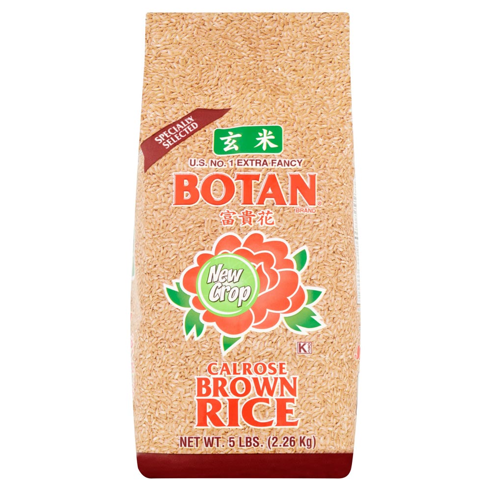 BOTAN Calrose Brown Rice 5 LB