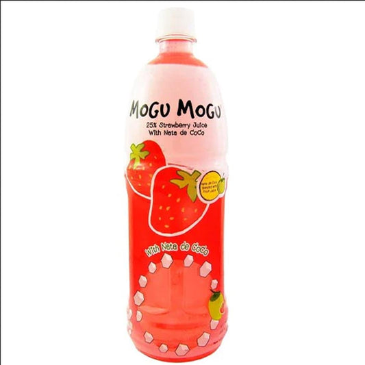 Mogu Mogu - Strawberry Juice with Nata De Coco 