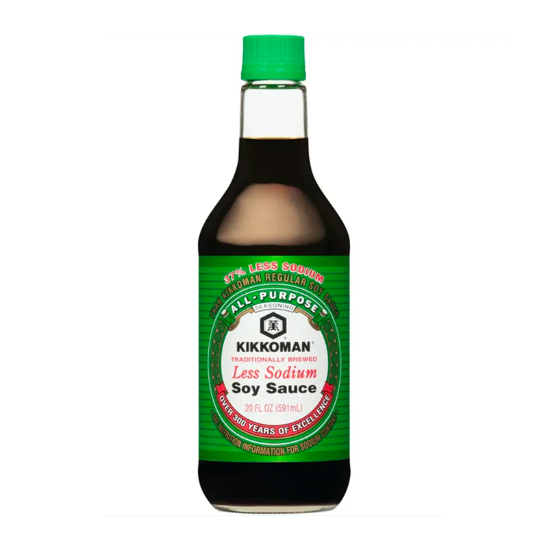 kikkoman less sodium sauce 20oz