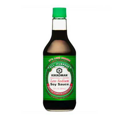 kikkoman less sodium sauce 20oz