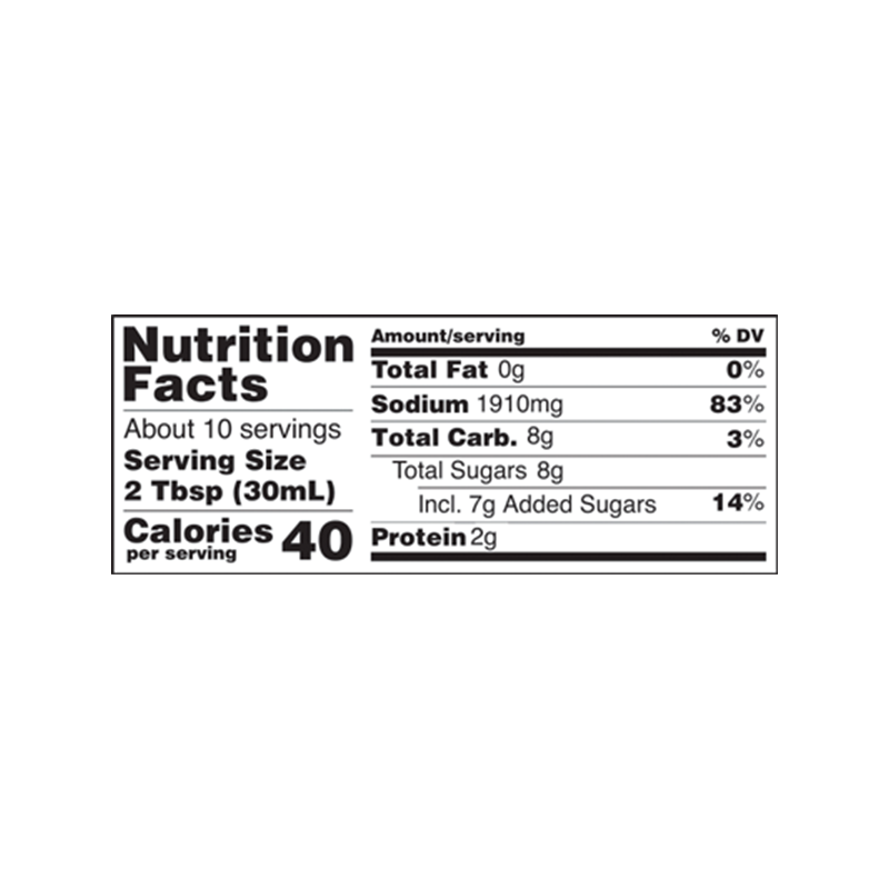 kikkoman Memmi Noodle Soup Base nutrition