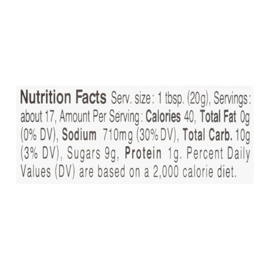    kikkoman sweet soy glaze nutrition facts