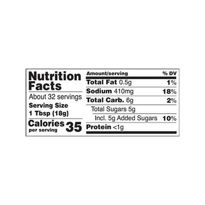 Takumi Teriyaki sauce Garlic & Green Onion nutrition