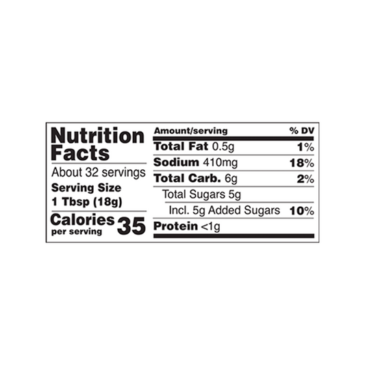 Takumi Teriyaki sauce Garlic & Green Onion nutrition