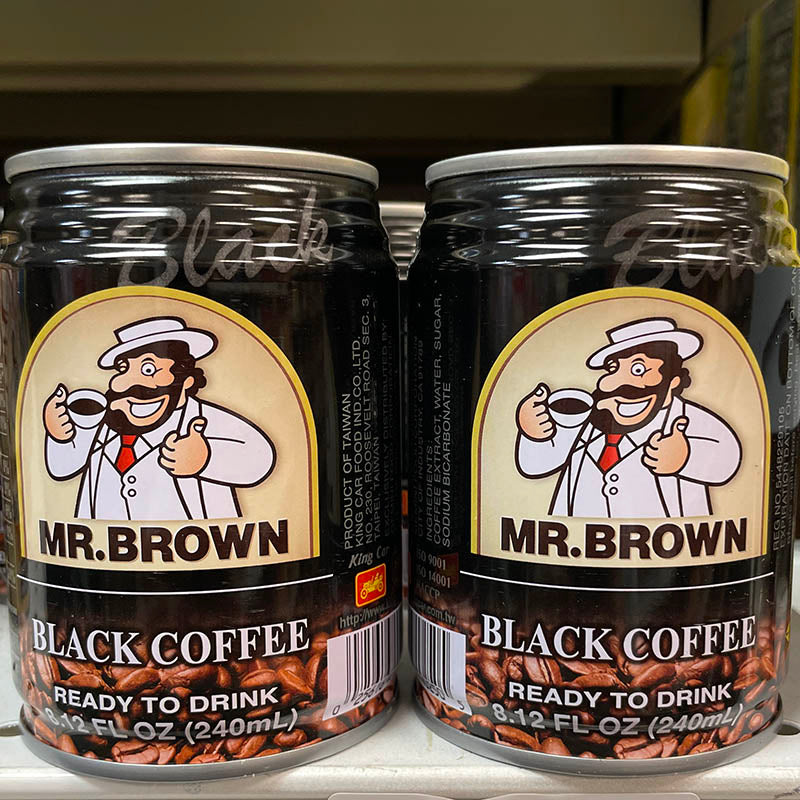 Mr. Brown Ready to Drink Black Coffee