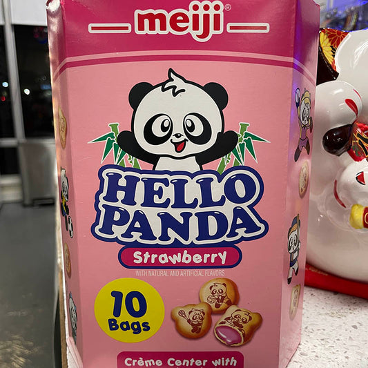 Meiji Hello Panda Strawberry Crunch