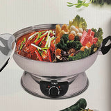 Electric Stainless Steel 5.0 Liter Hot Pot