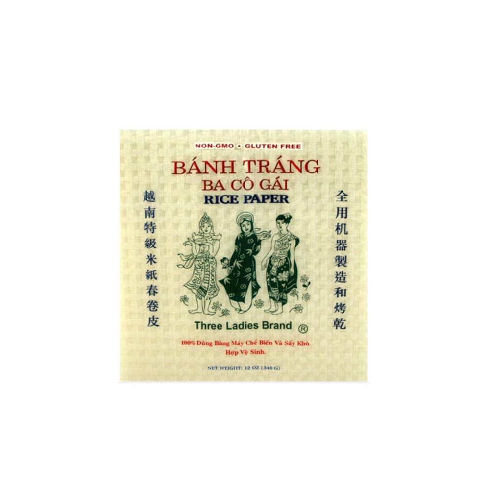 Three Ladies Rice Paper 12oz squar 22cm