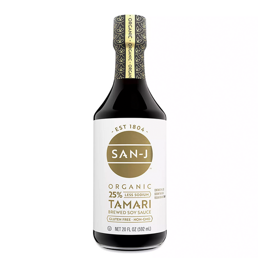 San-J Organic Tamari Brewed Soy Sauce 25% Less Sodium